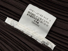 Load image into Gallery viewer, 極美品 PLEATS PLEASE ISSEY MIYAKE プリーツプリーズ イッセイミヤケ プリーツ カットソー ブラウン PP81-JK189 サイズ3 中古 4b010938