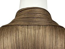 Load image into Gallery viewer, 新品同様 PLEATS PLEASE ISSEY MIYAKE プリーツプリーズ ワンピース ブラウン ポリエステル サイズ3 PP83-JA684 中古 4c010945