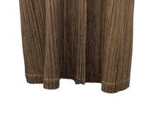 Load image into Gallery viewer, 新品同様 PLEATS PLEASE ISSEY MIYAKE プリーツプリーズ ワンピース ブラウン ポリエステル サイズ3 PP83-JA684 中古 4c010945
