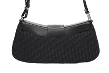 Load image into Gallery viewer, 極美品 Christian Dior クリスチャンディオール ストリートシック ワンショルダーバッグ 15_MA_0062 ブラック レザー キャンバス シルバー金具 中古 4b010953