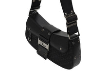 Load image into Gallery viewer, 極美品 Christian Dior クリスチャンディオール ストリートシック ワンショルダーバッグ 15_MA_0062 ブラック レザー キャンバス シルバー金具 中古 4b010953