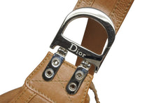 Load image into Gallery viewer, CHRISTIAN DIOR クリスチャンディオール ショルダーバッグ クロスボディバッグ 05-MA-0065 ブラウン シルバー金具 美品 中古 4b010930