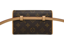 Load image into Gallery viewer, 極美品 LOUIS VUITTON ルイヴィトン ウエスト ショルダーバッグ M51855 モノグラム ポシェットフロランティーヌ ブラウン 中古 4b010976
