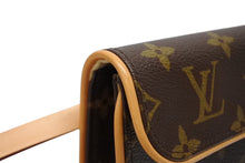 Load image into Gallery viewer, 極美品 LOUIS VUITTON ルイヴィトン ウエスト ショルダーバッグ M51855 モノグラム ポシェットフロランティーヌ ブラウン 中古 4b010976