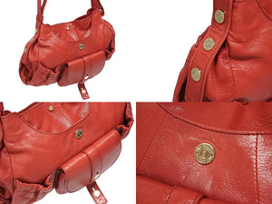 YVES SAINT LAURENT イヴサンローラン モンバサ ホーボー ハンドバッグ コットン レザー 鹿角 ワンショルダー 135153 美品 中古 4b010996