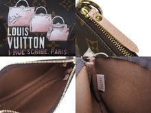 Load image into Gallery viewer, 新品同様 LOUIS VUITTON ルイヴィトン ミニポシェットアクセソワール ポーチ M60245 モノグラムキャンバス ブラウン ピンク 中古 4b011001