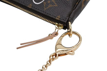 Load image into Gallery viewer, 新品同様 LOUIS VUITTON ルイヴィトン ミニポシェットアクセソワール ポーチ M60245 モノグラムキャンバス ブラウン ピンク 中古 4b011001