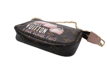 Load image into Gallery viewer, 新品同様 LOUIS VUITTON ルイヴィトン ミニポシェットアクセソワール ポーチ M60245 モノグラムキャンバス ブラウン ピンク 中古 4b011001