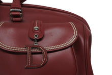 Load image into Gallery viewer, Christian Dior クリスチャンディオール ハンドバッグ ドクターズバッグ レッド レザー 03-BM-0035 シルバー金具 美品 中古 4b011019