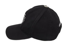 画像をギャラリービューアに読み込む, CHROME HEARTS クロムハーツ ベースボールキャップ CHクロス ロゴ刺繍 クロスボール シルバー 925 ブラック 良古 4b011053