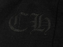 画像をギャラリービューアに読み込む, CHROME HEARTS クロムハーツ スウェットパンツ ホースシュー コットン ブラック ブルー サイズL 美品 中古 4b011057