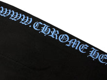 画像をギャラリービューアに読み込む, CHROME HEARTS クロムハーツ スウェットパンツ ホースシュー コットン ブラック ブルー サイズL 美品 中古 4b011057