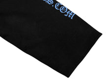 画像をギャラリービューアに読み込む, CHROME HEARTS クロムハーツ スウェットパンツ ホースシュー コットン ブラック ブルー サイズL 美品 中古 4b011057