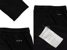 画像をギャラリービューアに読み込む, CHROME HEARTS クロムハーツ スウェットパンツ ホースシュー コットン ブラック ブルー サイズL 美品 中古 4b011057
