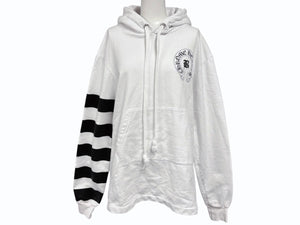 CHROME HEARTS クロムハーツ フーディ― パーカー ベラハディッド 希少 ホースシュー サイズM ホワイト 美品 中古 4b011059
