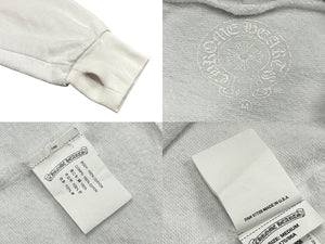 CHROME HEARTS クロムハーツ フーディ― パーカー ベラハディッド 希少 ホースシュー サイズM ホワイト 美品 中古 4b011059