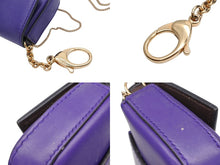Load image into Gallery viewer, FENDI フェンディ マイクロ マンマバゲット ハンドバッグ 7AR798-21H-199-8241 レザー パープル ゴールド金具 美品 中古 4b011066