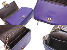 Load image into Gallery viewer, FENDI フェンディ マイクロ マンマバゲット ハンドバッグ 7AR798-21H-199-8241 レザー パープル ゴールド金具 美品 中古 4b011066