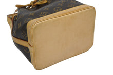 Load image into Gallery viewer, LOUIS VUITTON ルイヴィトン ミニノエ ハンドバッグ M42227 モノグラム PVC レザー ブラウン ゴールド金具 美品 中古 4b011236