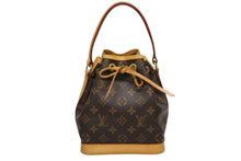 Load image into Gallery viewer, LOUIS VUITTON ルイヴィトン ミニノエ ハンドバッグ M42227 モノグラム PVC レザー ブラウン ゴールド金具 美品 中古 4b011236