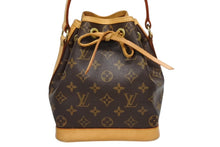 Load image into Gallery viewer, LOUIS VUITTON ルイヴィトン ミニノエ ハンドバッグ M42227 モノグラム PVC レザー ブラウン ゴールド金具 美品 中古 4b011236