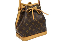 Load image into Gallery viewer, LOUIS VUITTON ルイヴィトン ミニノエ ハンドバッグ M42227 モノグラム PVC レザー ブラウン ゴールド金具 美品 中古 4b011236