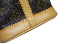 Load image into Gallery viewer, LOUIS VUITTON ルイヴィトン ミニノエ ハンドバッグ M42227 モノグラム PVC レザー ブラウン ゴールド金具 美品 中古 4b011236