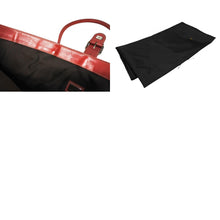 Load image into Gallery viewer, FENDI フェンディ トートバッグ 8BH046 ズッカ柄 総柄 キャンバス レザー レッド ブラウン シルバー金具 美品 中古 4b011393