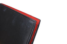 Load image into Gallery viewer, 極美品 FENDI フェンディ バッグ バグズ 二つ折り財布 7M0001 ブラック イエロー レッド カーフレザー 中古 4b011739