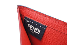 Load image into Gallery viewer, 極美品 FENDI フェンディ バッグ バグズ 二つ折り財布 7M0001 ブラック イエロー レッド カーフレザー 中古 4b011739