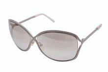 Load image into Gallery viewer, TomFord トムフォード Rickie リッキー バタフライ サングラス TF179 イタリア製 メタル ゴールド ホワイト 美品 中古 4b011690