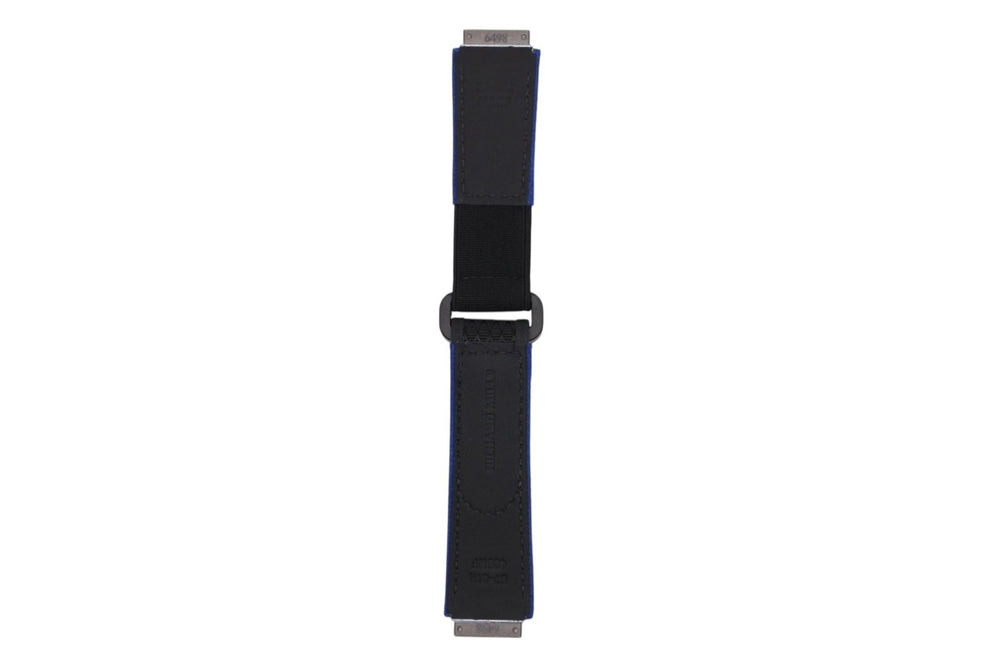 New and unused item RICHARD MILLE Replacement Velcro belt for Richard Mille RM67-01 Size M Blue Black Velcro Silver hardware Used 4b011183