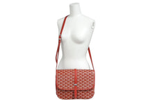 画像をギャラリービューアに読み込む, 新品未使用 GOYARD ゴヤール ベルヴェデーレMMバッグ ショルダーバッグ BELVE3MMLTY02CG02P レッド シルバー金具 中古 4b011408