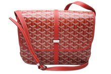 画像をギャラリービューアに読み込む, 新品未使用 GOYARD ゴヤール ベルヴェデーレMMバッグ ショルダーバッグ BELVE3MMLTY02CG02P レッド シルバー金具 中古 4b011408