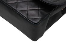 Load image into Gallery viewer, CHANEL シャネル Sフラップ Sチェーンショルダーバッグ 1番台 ココマーク ラムスキン ブラック ゴールド金具 美品 中古 4b011814
