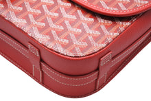 画像をギャラリービューアに読み込む, 新品未使用 GOYARD ゴヤール ベルヴェデーレMMバッグ ショルダーバッグ BELVE3MMLTY02CG02P レッド シルバー金具 中古 4b011408