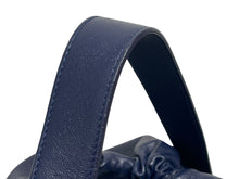 Load image into Gallery viewer, JIL SANDER ジルサンダー ハンドバッグ 巾着 ネイビー 美品 中古 4b011239