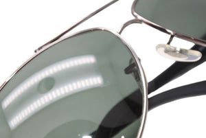 Ray-Ban レイバン ティアドロップ サングラス アイウェア RB3467 004/71 サイズ63□13 125 ブラック 美品 中古 4b011531