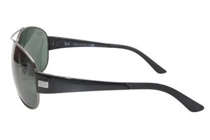 Ray-Ban レイバン ティアドロップ サングラス アイウェア RB3467 004/71 サイズ63□13 125 ブラック 美品 中古 4b011531