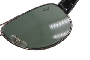 Ray-Ban レイバン ティアドロップ サングラス アイウェア RB3467 004/71 サイズ63□13 125 ブラック 美品 中古 4b011531