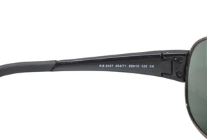 Ray-Ban レイバン ティアドロップ サングラス アイウェア RB3467 004/71 サイズ63□13 125 ブラック 美品 中古 4b011531