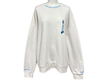 Load image into Gallery viewer, CHROME HEARTS クロムハーツ 24SS LAS VEGAS LIMITED DICE CREWNECK SWEATSHIRT ラスベガス限定ダイスクルーネックスェットシャツ トレーナー ホワイト ブルー サイズXL 美品 中古 4b011721