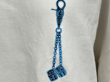 Load image into Gallery viewer, CHROME HEARTS クロムハーツ 24SS LAS VEGAS LIMITED DICE CREWNECK SWEATSHIRT ラスベガス限定ダイスクルーネックスェットシャツ トレーナー ホワイト ブルー サイズXL 美品 中古 4b011721
