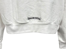 Load image into Gallery viewer, CHROME HEARTS クロムハーツ Zip Up Hoodie ジップアップパーカー バックスクロールラベル white ホワイト サイズL 美品 中古 4b011704
