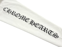 Load image into Gallery viewer, CHROME HEARTS クロムハーツ Zip Up Hoodie ジップアップパーカー バックスクロールラベル white ホワイト サイズL 美品 中古 4b011704