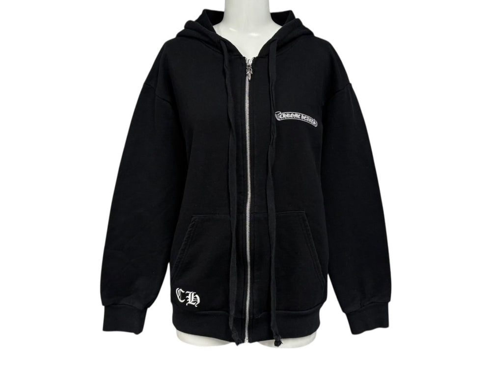 CHROME HEARTS Flarenie Multi Logo Zip Parka Size M Good Condition Used 4b011714