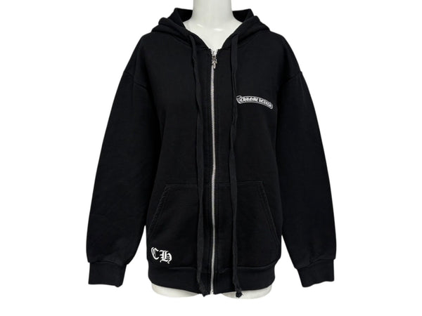 CHROME HEARTS クロムハーツ フレアニー マルチロゴ ジップパーカー サイズM 美品 中古 4b011714
