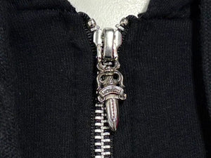 CHROME HEARTS クロムハーツ フレアニー マルチロゴ ジップパーカー サイズM 美品 中古 4b011714