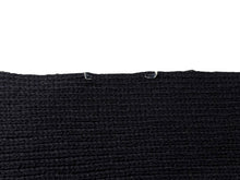Load image into Gallery viewer, Moncler モンクレール ウール カシミヤ ブレンド ニット&amp;マフラー ロゴ ネイビー 美品 中古 4b011542