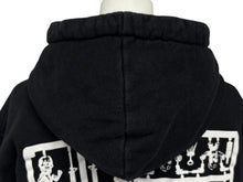 Load image into Gallery viewer, CHROME HEARTS クロムハーツ FOTI HOODIE ZIP フォティ ジップアップフーディ パーカー サイズS ブラック シルバー925 美品 中古 4b011728